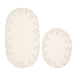 Mijölnir Juego de alfombrillas de baño Zara Ç - Cream